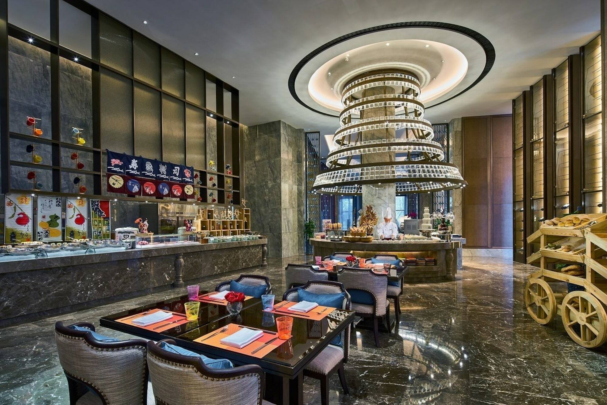 Hotel Wanda Realm Qingdao Movie Metropolis Esterno foto