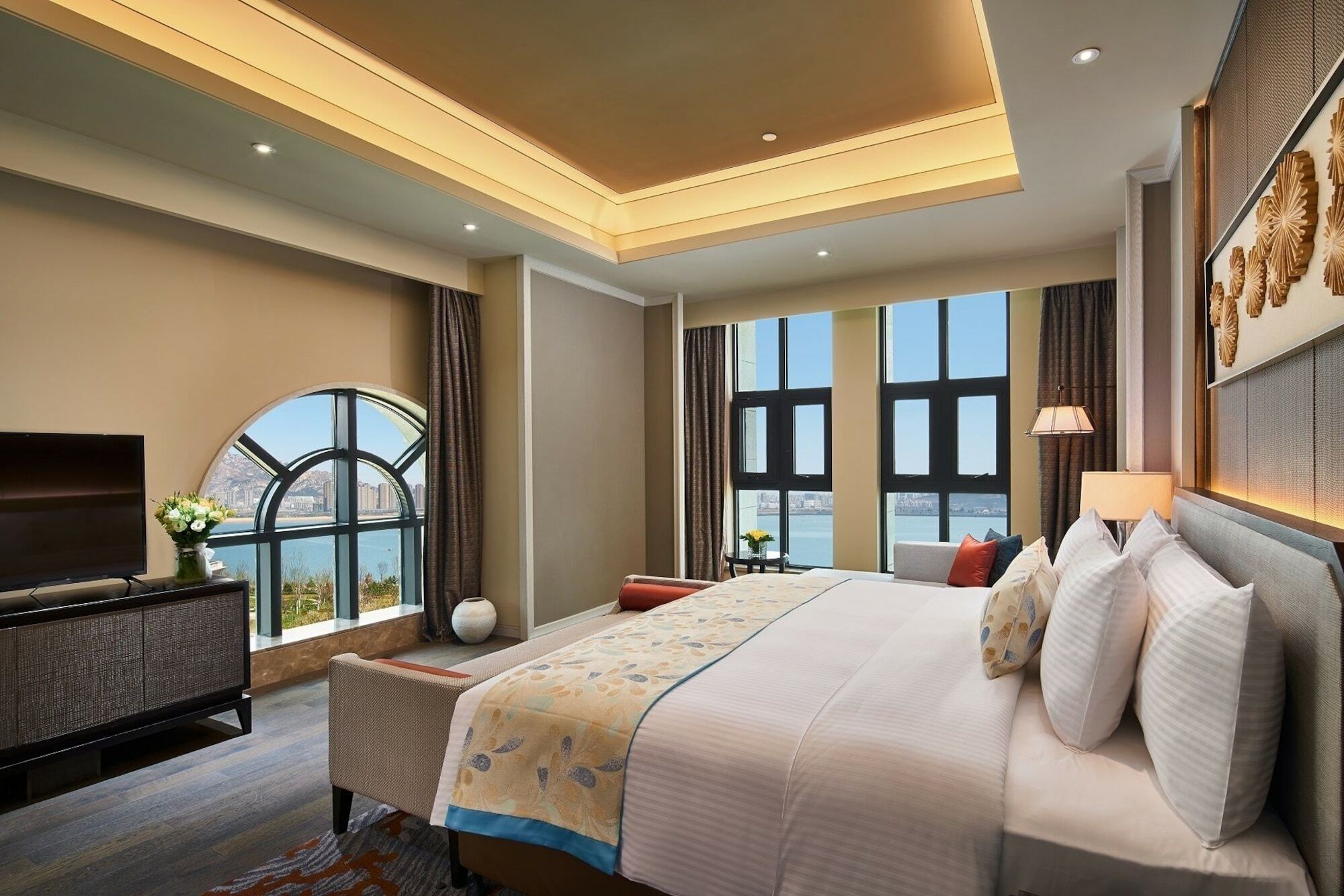Hotel Wanda Realm Qingdao Movie Metropolis Esterno foto