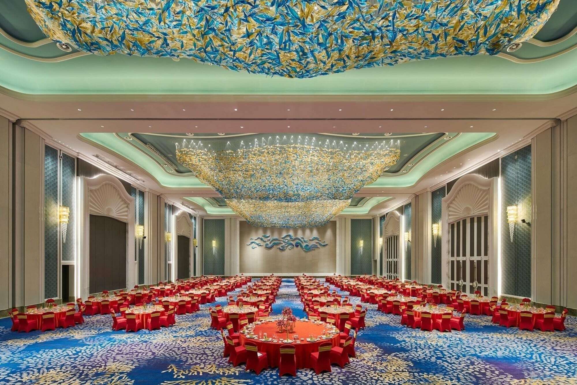 Hotel Wanda Realm Qingdao Movie Metropolis Esterno foto