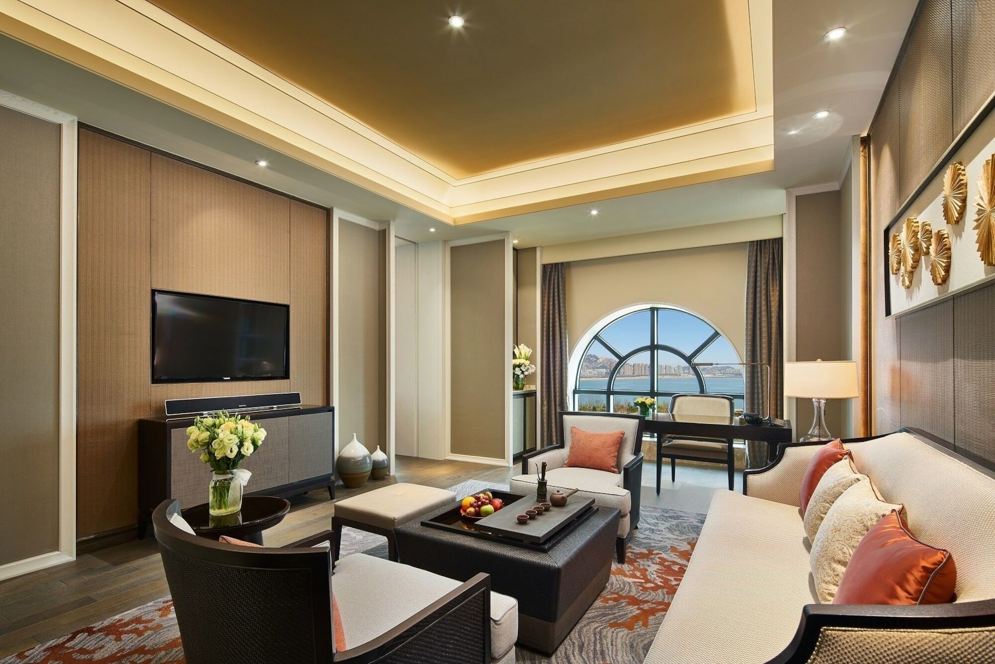Hotel Wanda Realm Qingdao Movie Metropolis Esterno foto