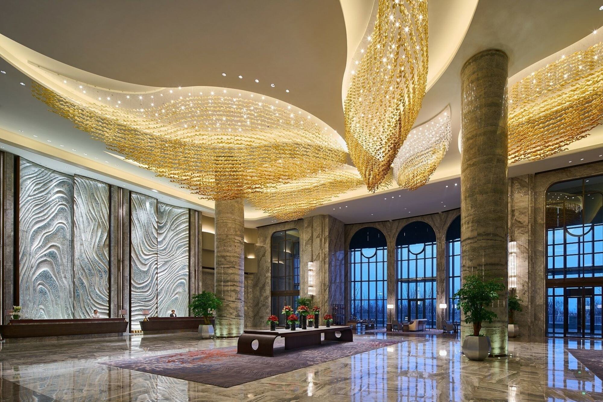 Hotel Wanda Realm Qingdao Movie Metropolis Esterno foto