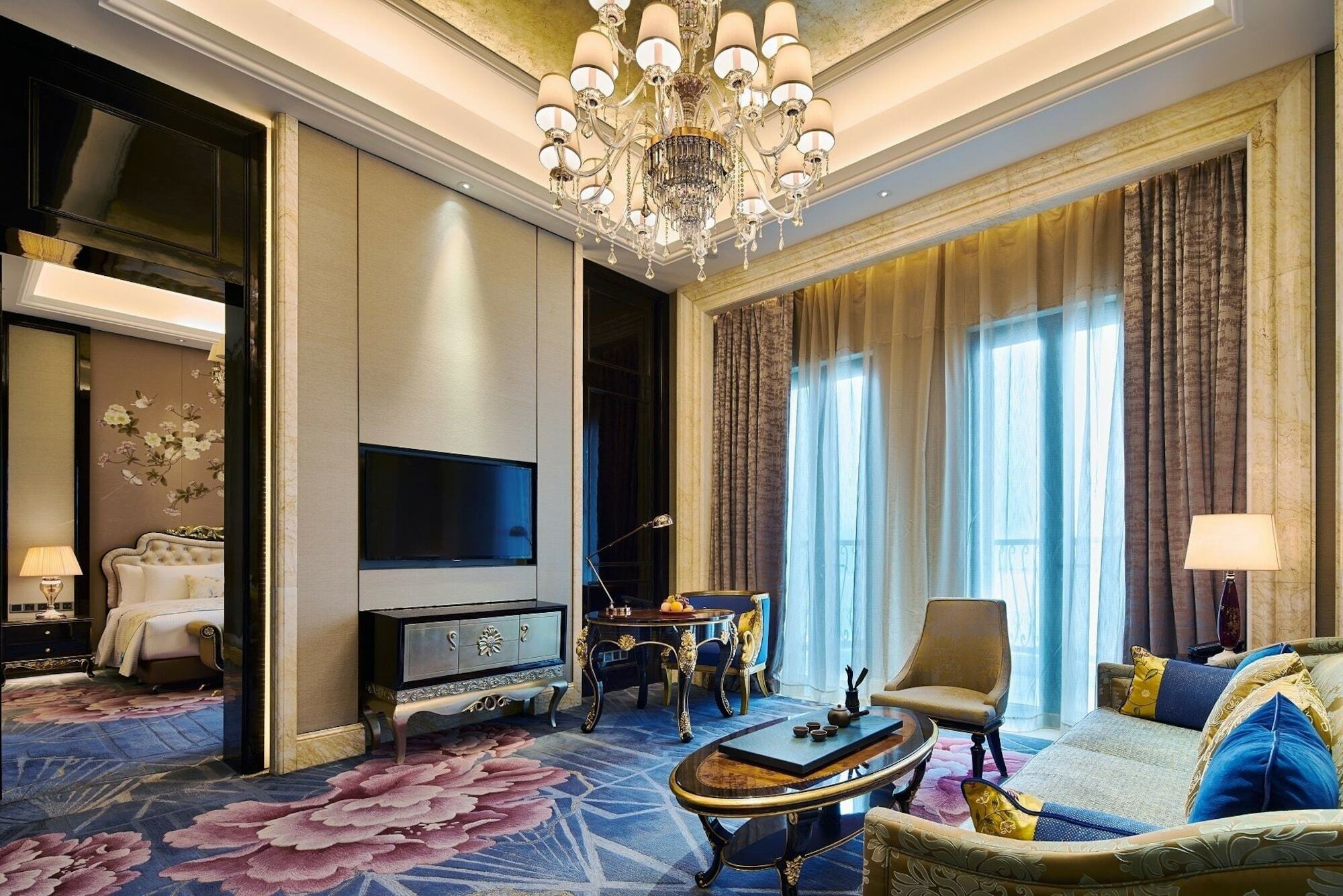 Hotel Wanda Realm Qingdao Movie Metropolis Esterno foto