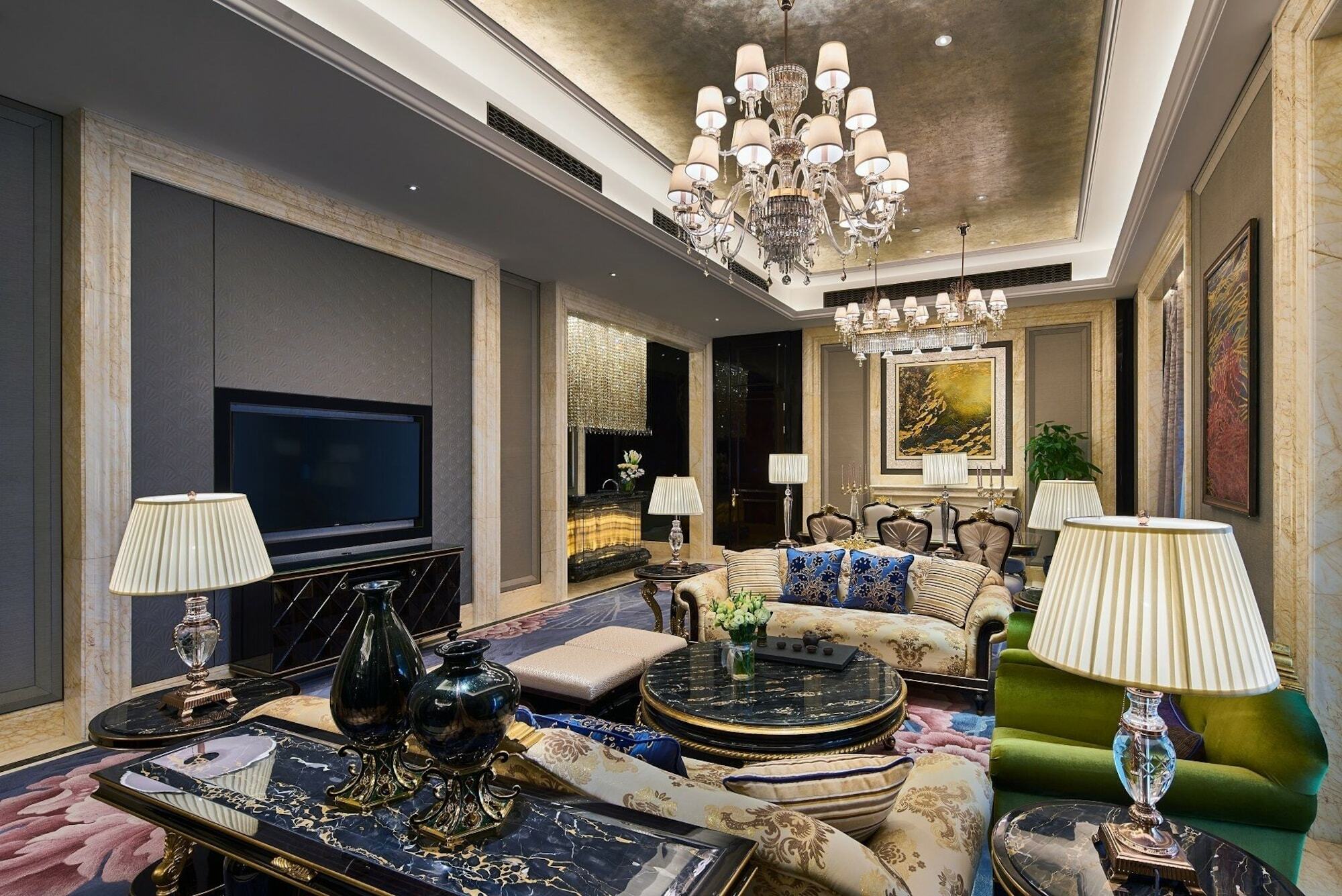 Hotel Wanda Realm Qingdao Movie Metropolis Esterno foto